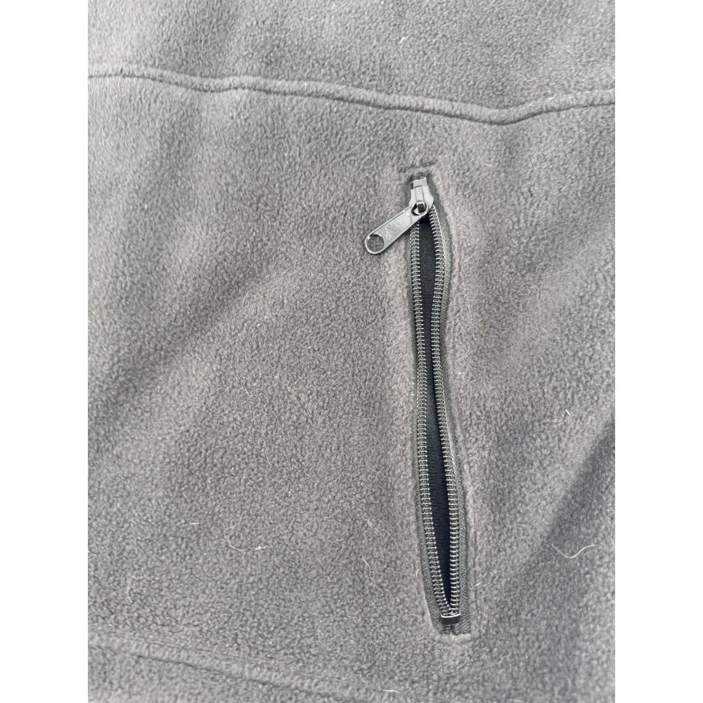 Columbia Fleece Vest Mens XL Full‎ Zip Pockets Dark Gray Outdoor